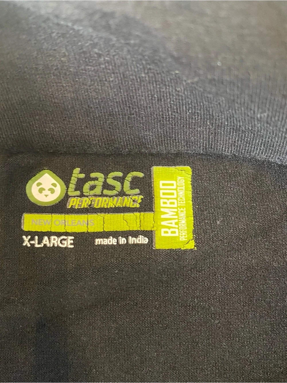 tasc Performance Jacket Men Extra Large Black, Organic Cotton, Bamboo Training